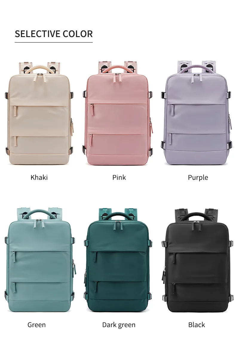 New travel backpack with large capacity and multifunctional luggage bag, travel backpack, business carry on USB charging port