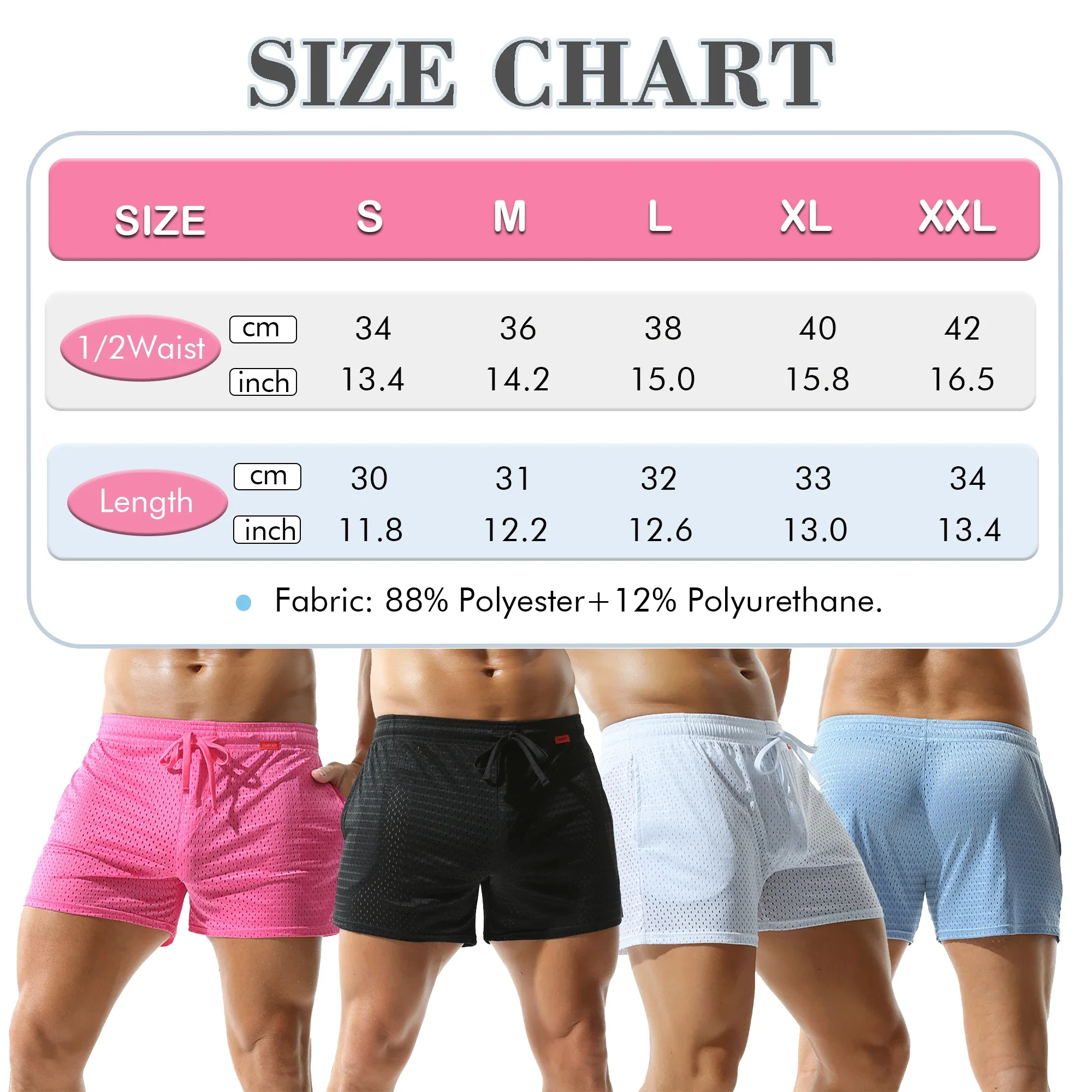 Mens Casual Sport Gym Fitness Running Shorts Mesh Breathable Summer Training Workout Jogging Shorts Male Home Loose Pants bodybuilding shorts sports pants