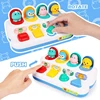 Interactive Pop Up Animals Toys Switch Box Montessori Cause and Effect Toys for Toddlers 6-18 Months Button Box Develop Games 3