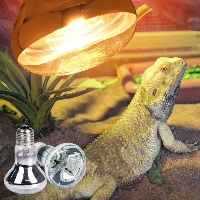 Full Spectrum 40W/60W Pet Reptile Heating Lamp UVA+UVB Turtle Basking UV Light Bulbs Heating Lamp Amphibians Lizards