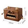 Wooden Little Freak Tissue Box, Wood Simple Drawing Paper Case 2