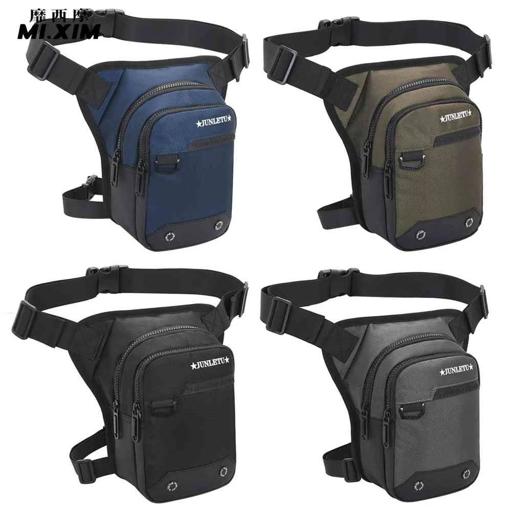 Men Drop Leg Bag Polyester Waterproof Thigh Hip Bum Beltleg Fanny Pack