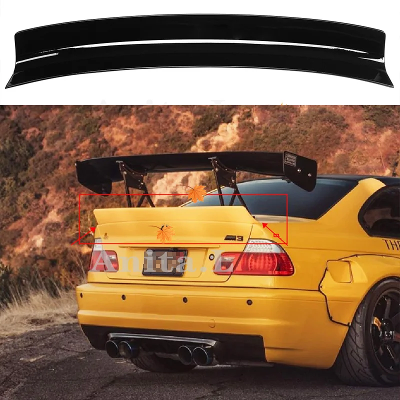 High Quality Car Rear Trunk Boot Lip Spoiler Wing Lid Extension For BMW