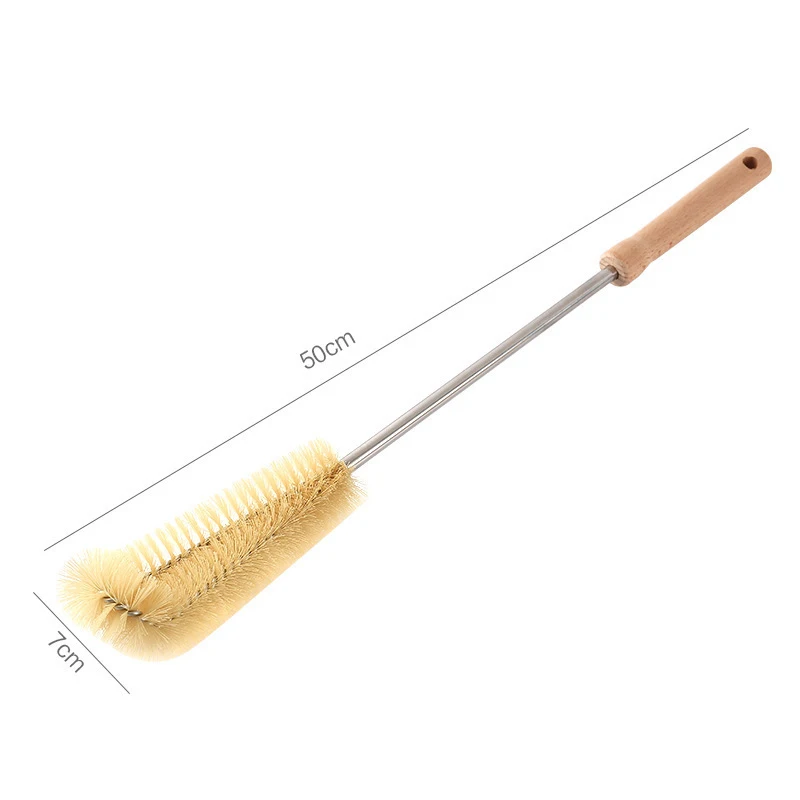 Wooden Bottle Cleaning Brush Long Handle For Stainless Steel Drink Bottles