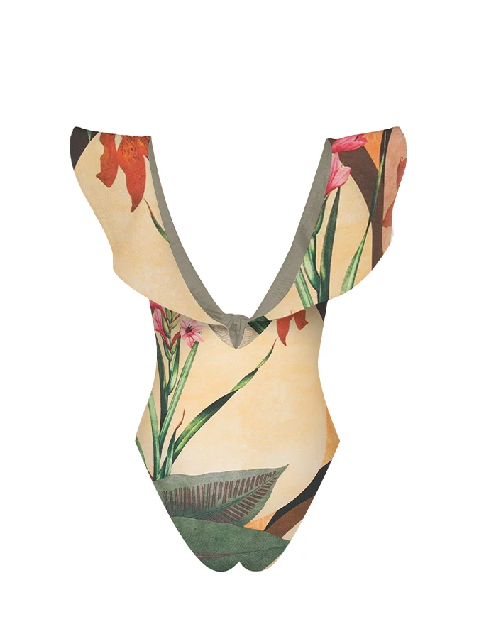 Рисунок 4 - Пляжная одежда с V-образным вырезом и оборками