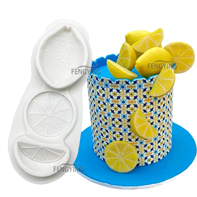 Citrom Narancssárga Citrusfélék Szilikon Penész Cukorcraft Cupcake Sütő Fondant Sütemény Díszítő Szerszámok