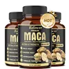 Maca Root Supplement - with Ginseng and Black Pepper Extracts for Energy, Endurance, Muscle Strength and Performance