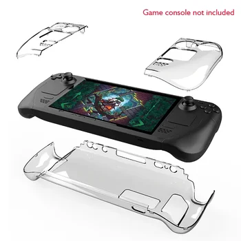 Portable Storage Bag + Crystal Shell + Tempered Glass + Dock Stand + Silicone Case for Steam Deck Accessories 1