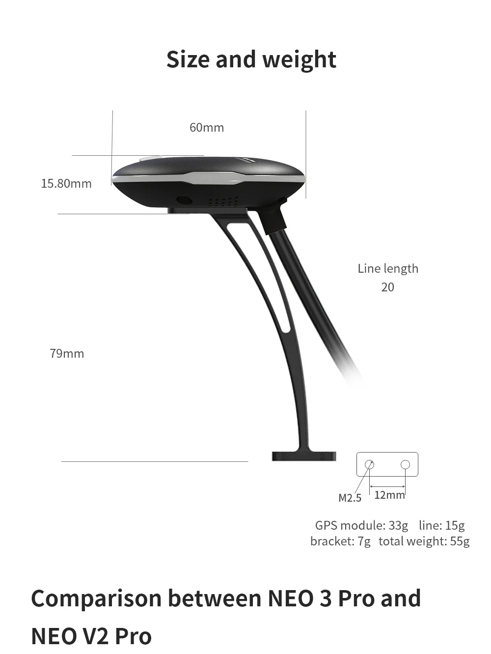 [V6X  NEO3 PRO] CUAV Pixhawk V6X Intelligent Open Source Flight Control UAV Multi-rotor Hanging Easy to Install and Use 