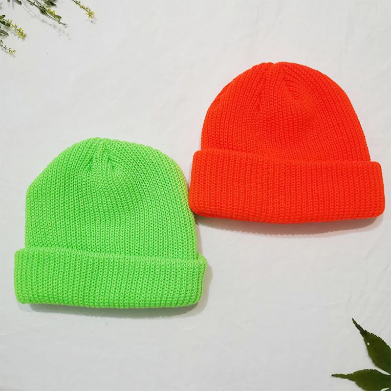 DIY Personalized Beanie Embroidered Design Autumn Winter Knitted Hats For Men Women Warm Knit Hats Skullies Beanies
