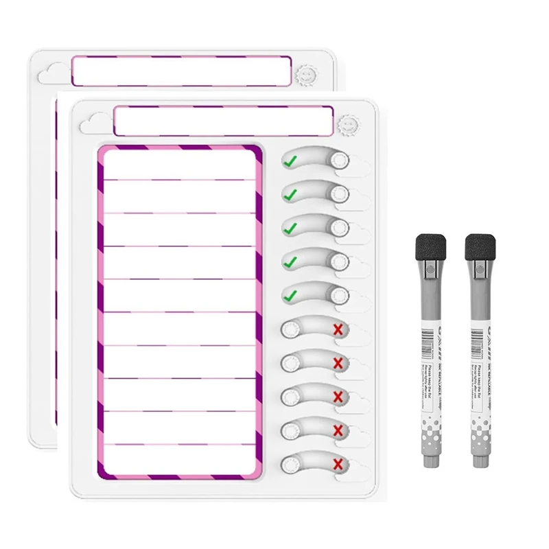 

Erasable Chore Chart for Kids Multiple Kids Chore Board for Kids Task Planning Board with Markers