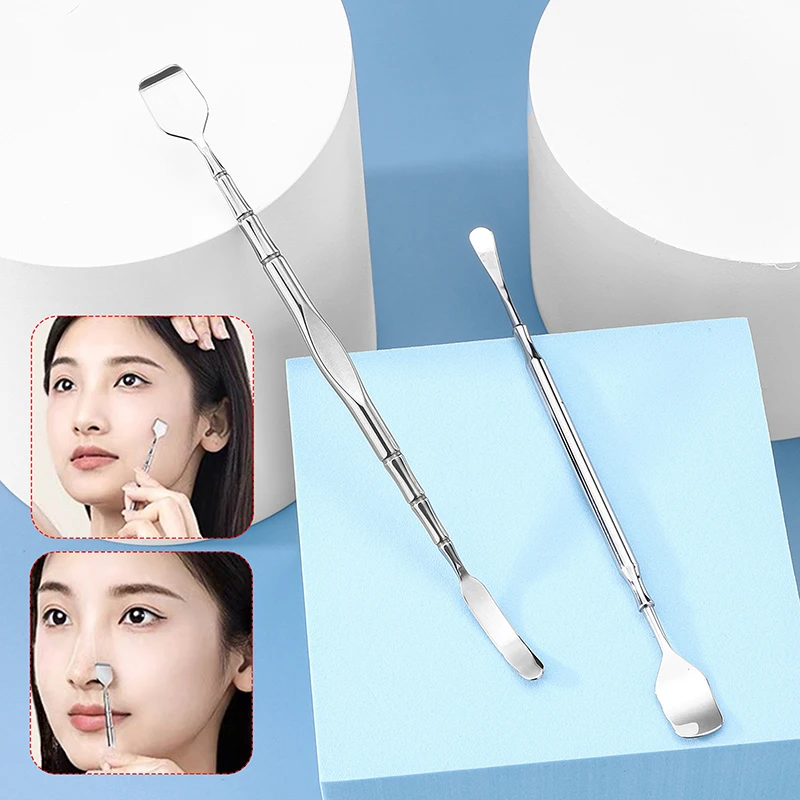Blackhead Remover Two-sided Spatula Nose Face Blemish Pore Cleaner Beauty Health Salon Special Acne Tool