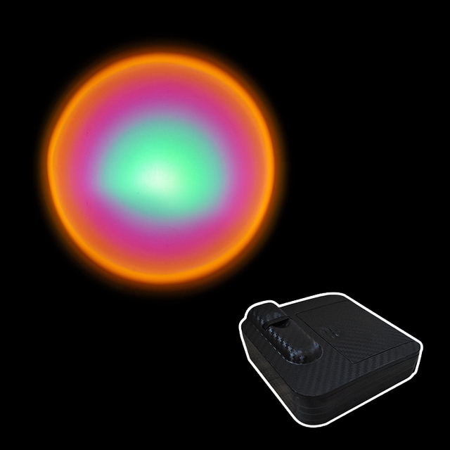 Projector Lamp Night Lights Ins Rainbow Projector Lamp for Bedroom Atmosphere Decoration Background Wall Art Photo Props