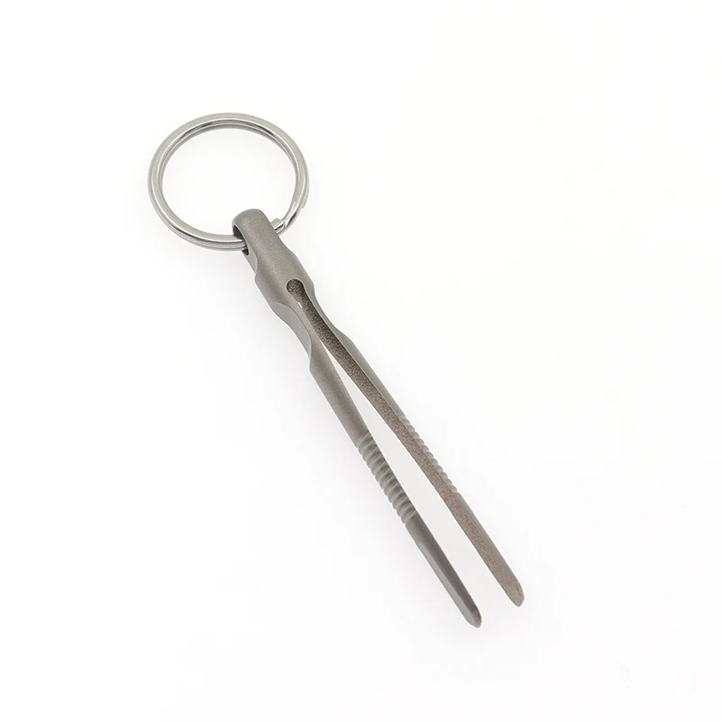 Outdoor Mini Tweezers Lightweight Compact Tool Titanium Alloy Tweezers