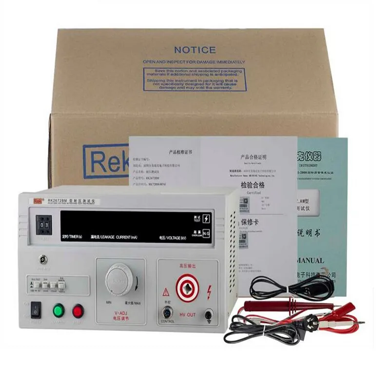 

Высокоточный тестер напряжения Rek RK2672B = RK2672BM, выдерживает переменный ток 5 кВ и переменный ток 100 мА, тестер давления Hipot, Бесплатная доставка + Быстрая доставка