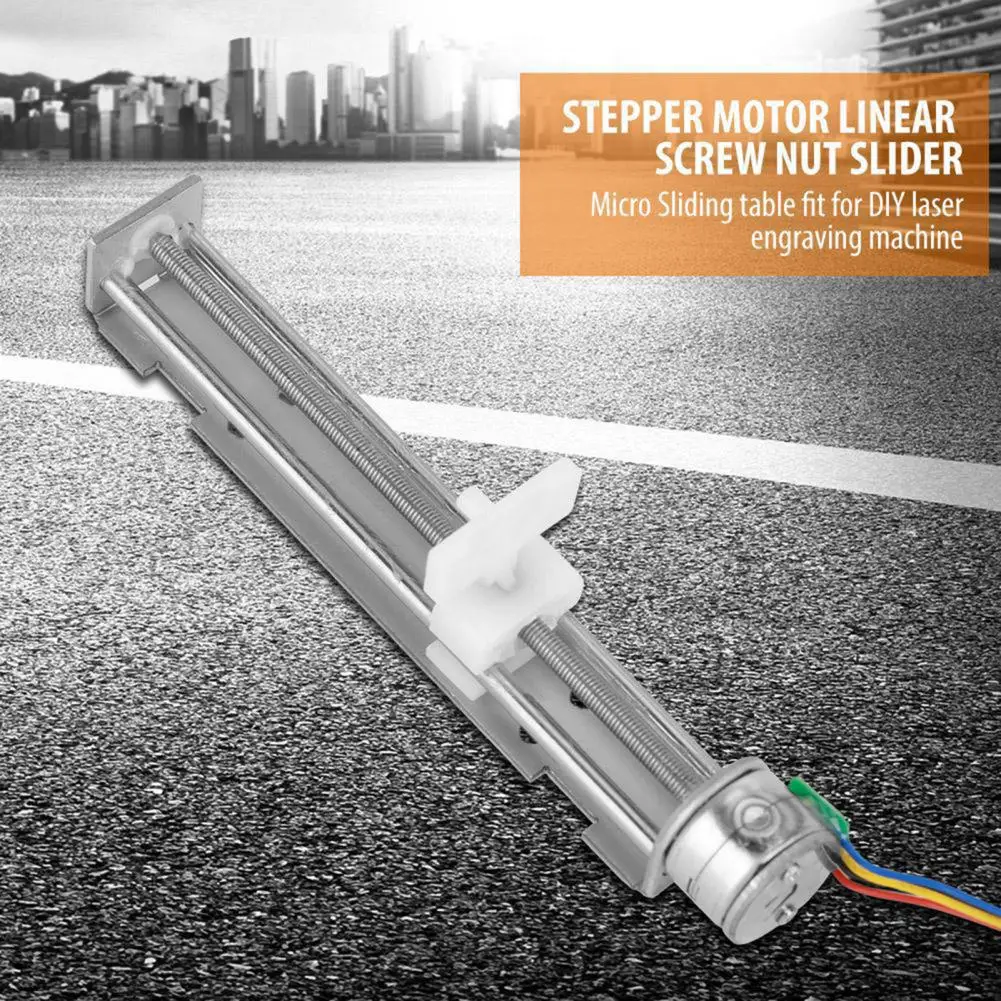 

80mm 12V DC Step Motor Two-phase Practical Linear Stepper Motor Low Noise Stepper Motor for Engraving Machines Stepper Motor