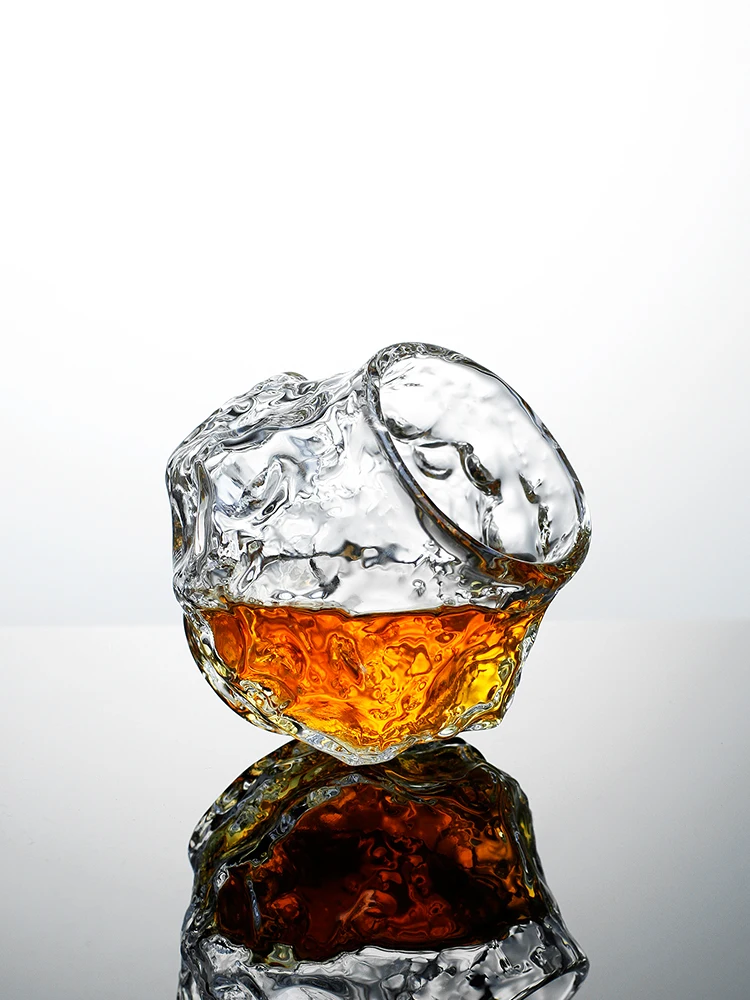 New European Style Light Luxury Wind Glass Planet Wandering Series-Meteorite Cup Wine Whiskey