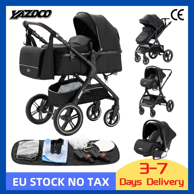 Baby stroller 3 in1,four wheel stroller,2 in 1 baby car,Lightweight strollers,Mutifunction Strollers,baby carriage,Poussette 1