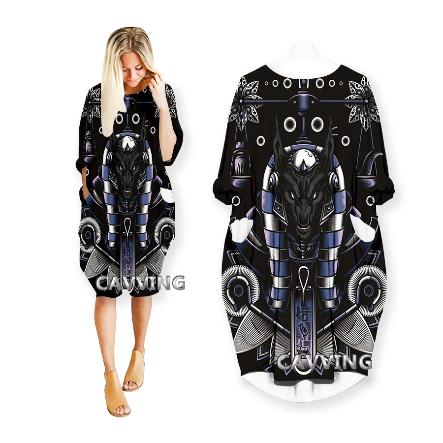 

Уличная Женская одежда с 3D-принтом Фараона Анубиса и Бога глаза Египта, женские платья размера США, модная пижама в стиле Харадзюку, женская одежда