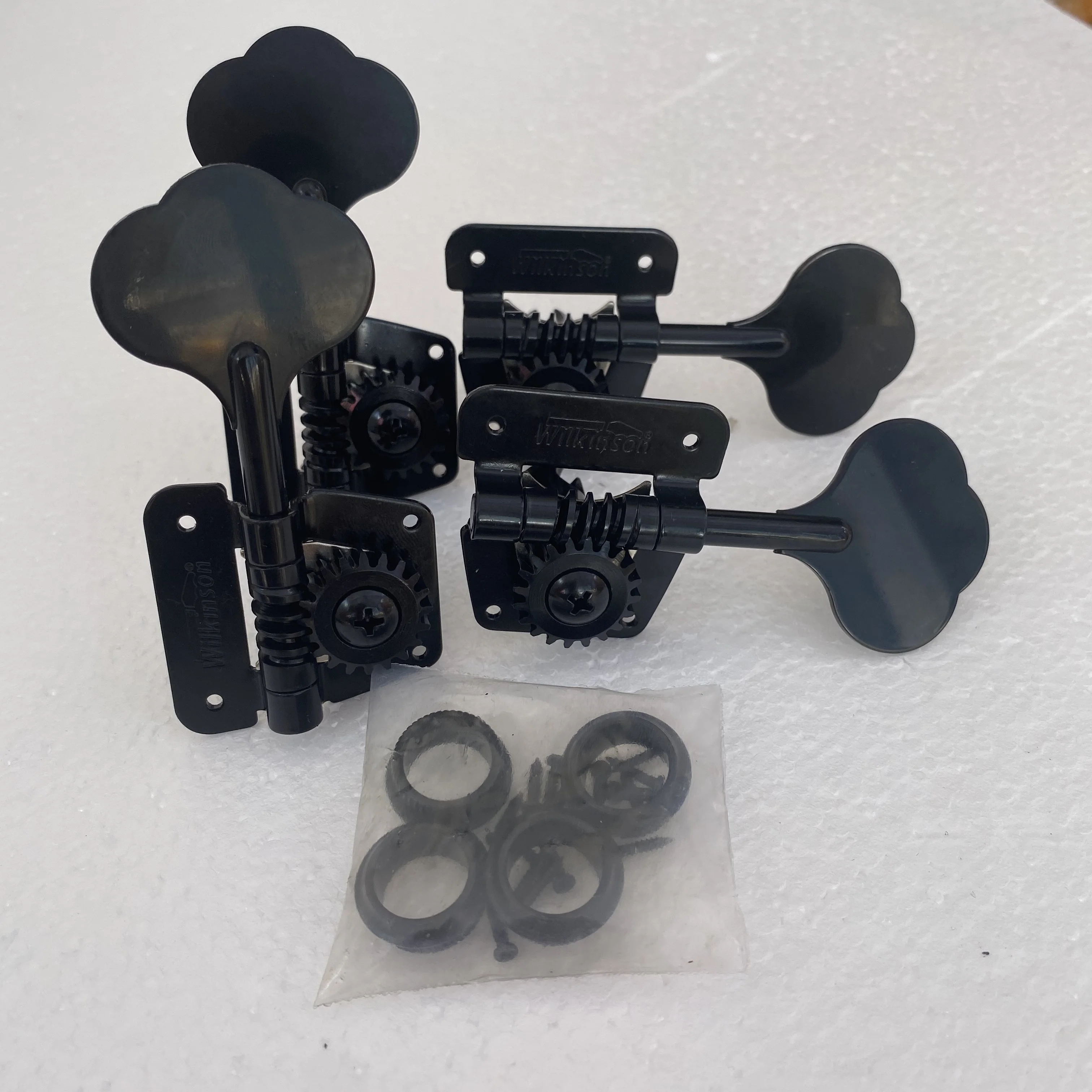 Open Frame Bass Hand Machine Heads Tuners Wilkinson Tuning Peg Nero Per Bass Wjbl-200 Dalla Corea