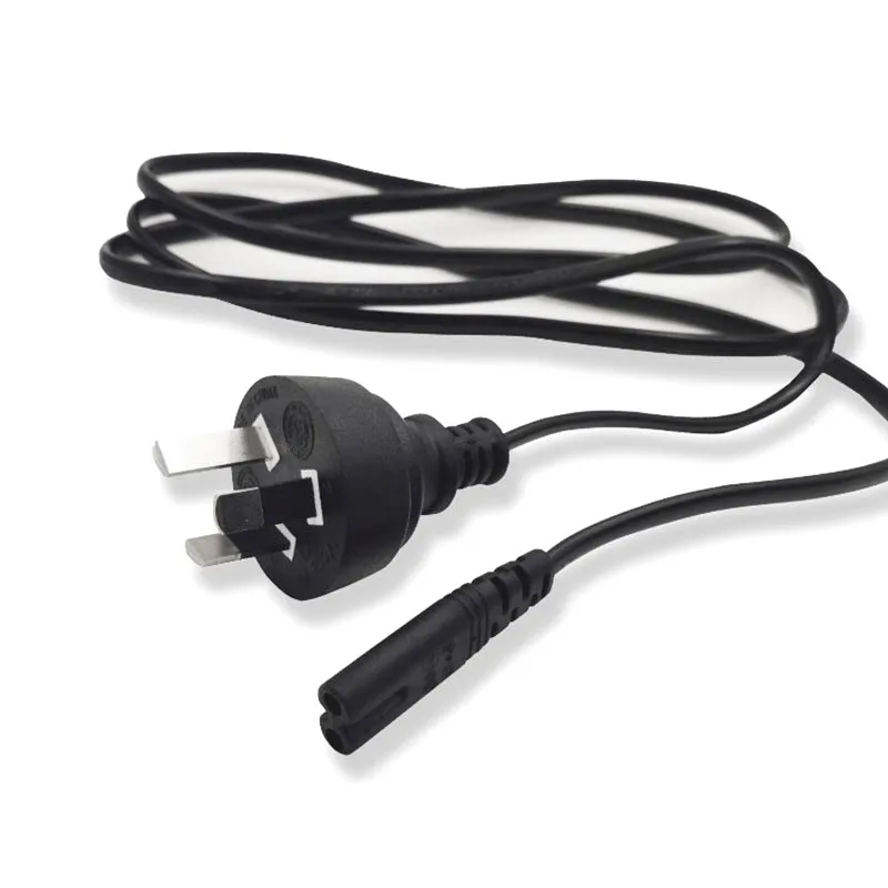 AU Australian Plug Power Cable Australia C7 Figure 8 Power Supply Cord 1.5m 4ft For Battery Charger PSP 4 Portable Radio CD Play power cable power cord