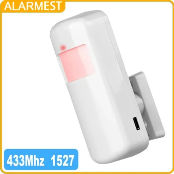 ALARMEST Wireless Infrared Motion Detector 433MHz eV1527 for Home Alarm System PIR Motion Sensor Detector 1