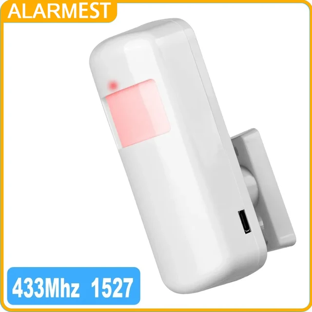 ALARMEST Wireless Infrared Motion Detector 433MHz eV1527 for Home Alarm System PIR Motion Sensor Detector 1