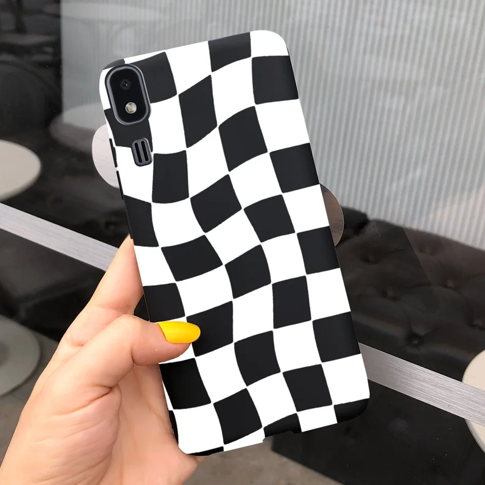 Shockproof Silicon Soft TPU Back Cover with Cartoon Cat Design - Phone Case
