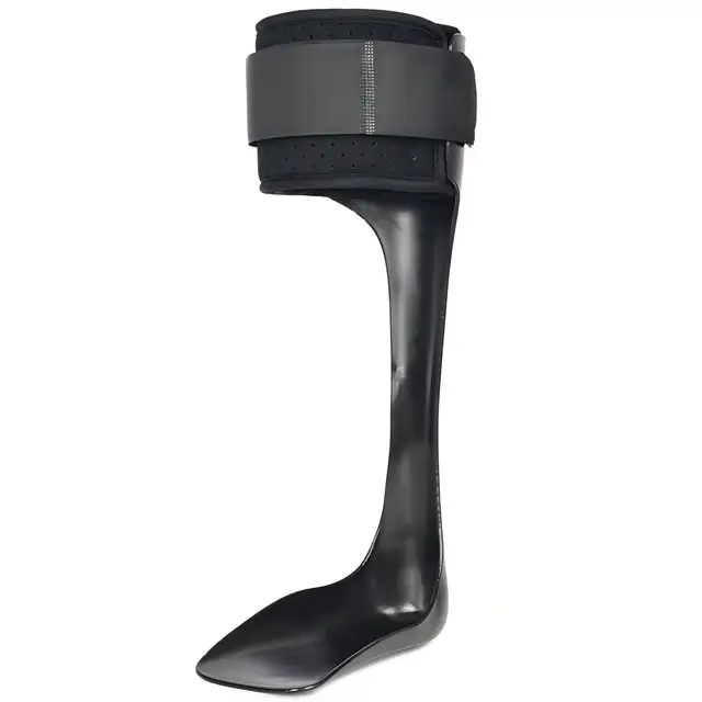 AFO Drop Foot Brace Orthosis for Walking and Exercise, Drop Brace for Men and Women，Black 2