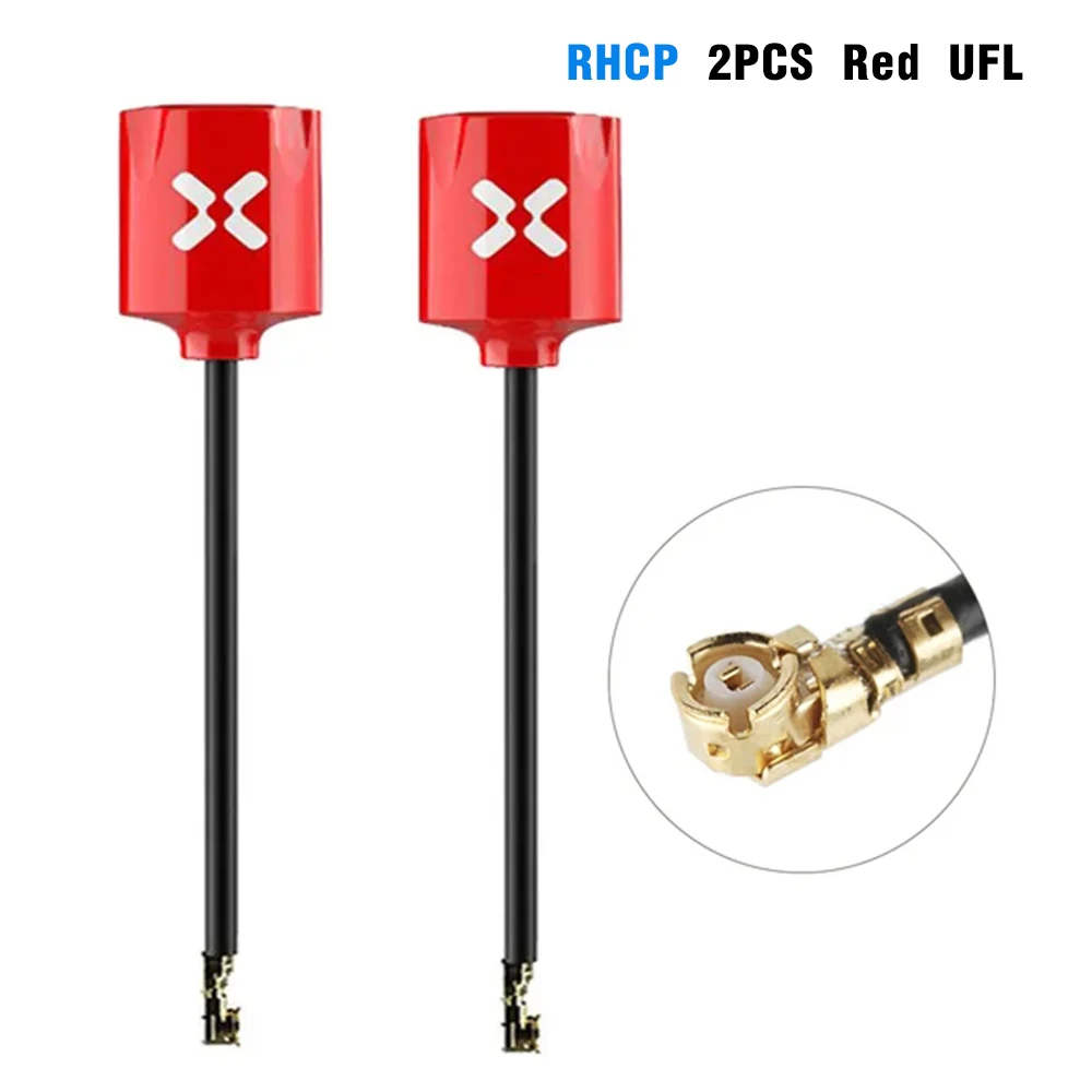 2PCS RHCP UFL Red