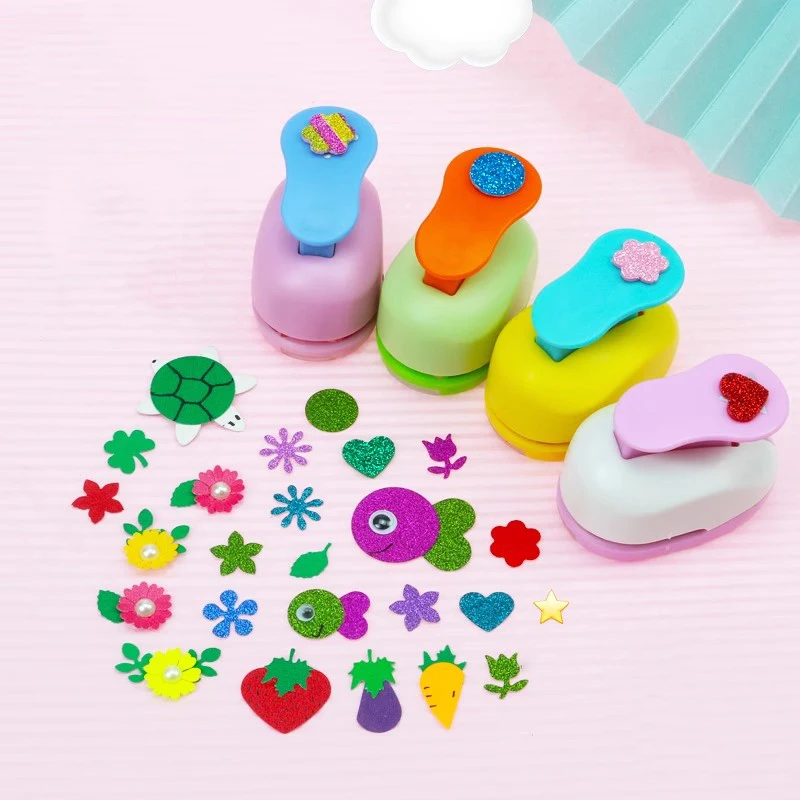 Paper Punch 5/8'' 1.5cm Flower Furador diy Paper Cut Eva Foam Maker Puncher Scrapbooking Labor Saving Kid Hole Punch