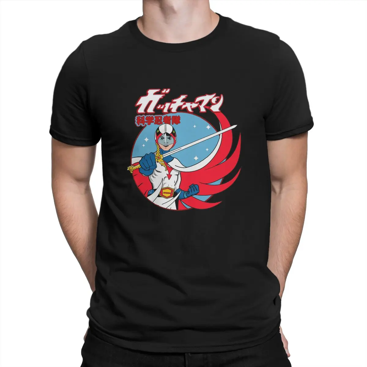 Ragazza Guerriero Kagaku Ninja-Tai Gatchaman T Shirt Moda Girocollo Tshirt Harajuku Manica Corta