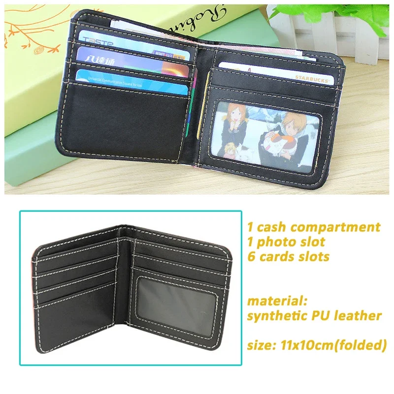 Charming Puella Magi Madoka Magica Anime Bifold Wallet - Cute Cartoon PU Leather Collectible Gift Purse
