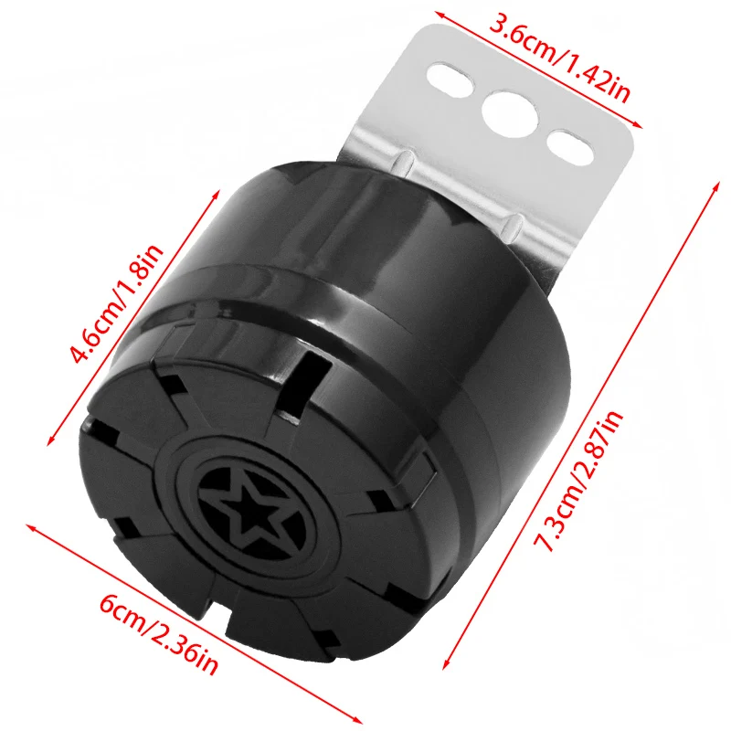 313 12-36V Beeper Warning Horn Reverse Loud Reversing Alarm Back Up Speaker 105DB-300DB For Motorcycles/Cars/ Truck/ Boat