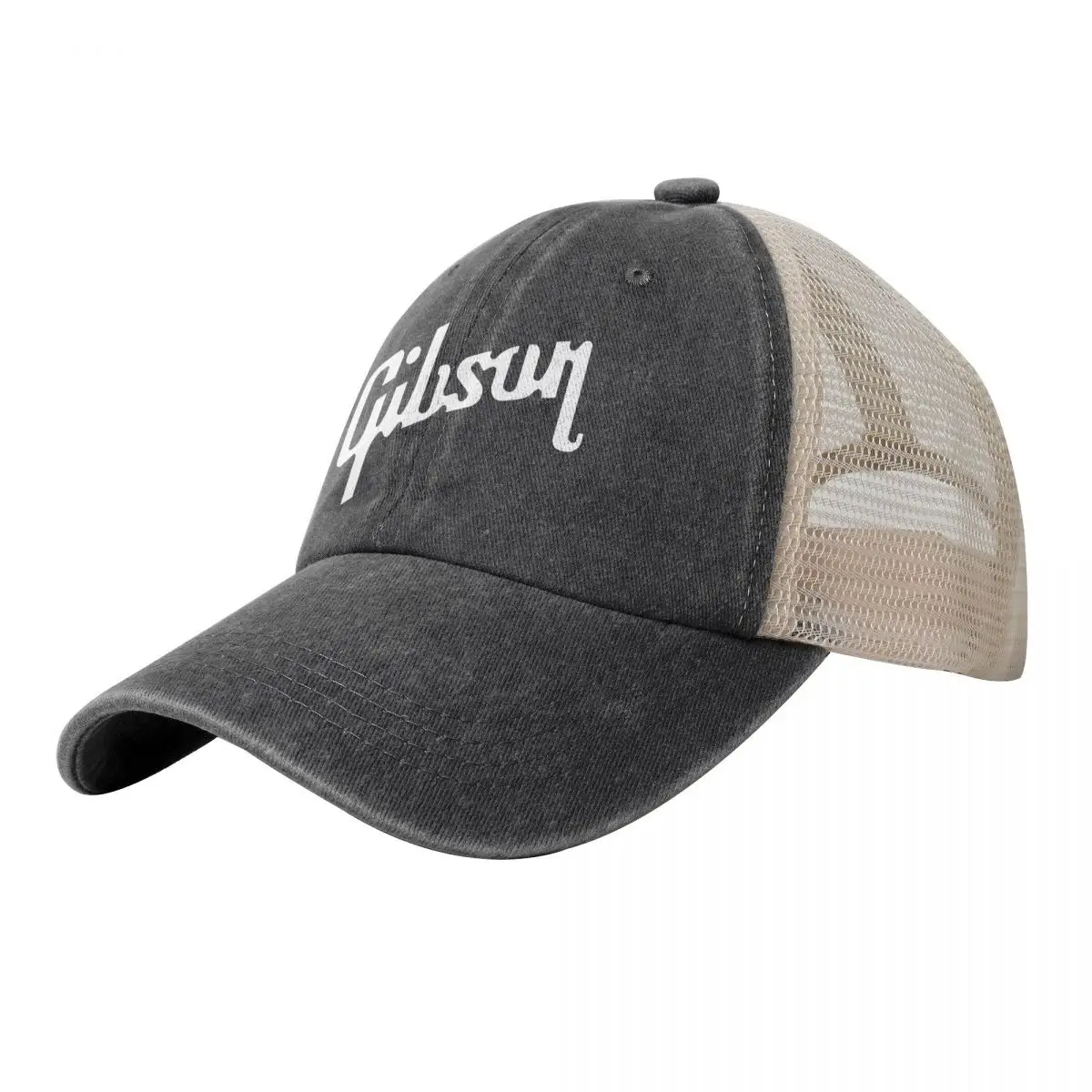 

Fashion Unisex Gibsons Logo Cowboy Mesh Baseball Cap