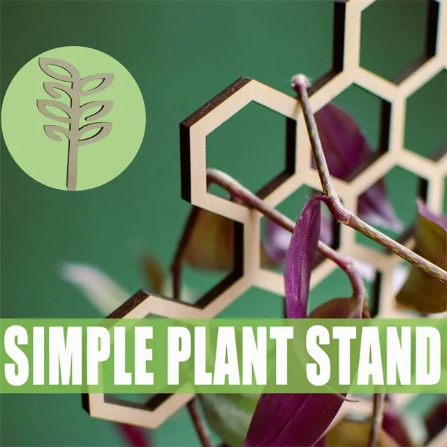 Növény Konzol Otthoni Kültéri Cserepes Hegymászó Keret Kreatív Virágállványtámogatási Elrendezés Polc Kertészeti Támogatás Mászás Ratt - Image 2