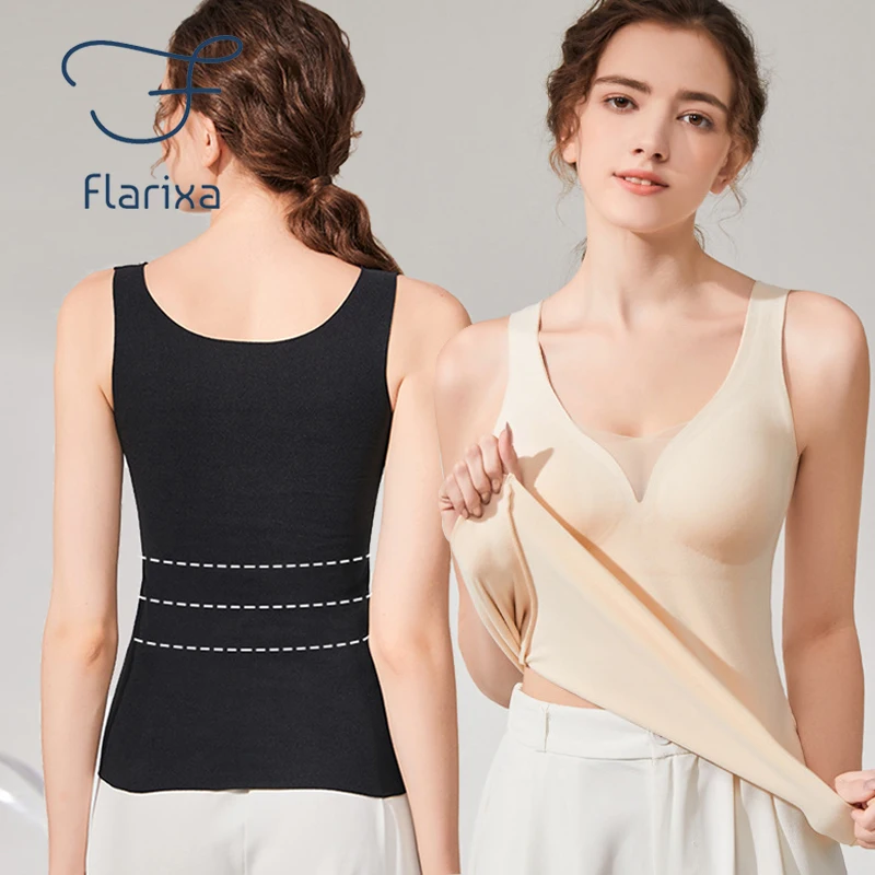 Flarixa-nahtlose-thermische-Unterw-sche-Weste-Thermo-Dessous-Frau ...
