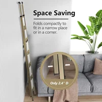 6 Step Ladder for 12 Feet High Ceiling, Lightweight Aluminum Folding Step Stool with Convenient Handgrip, Stepladde 6