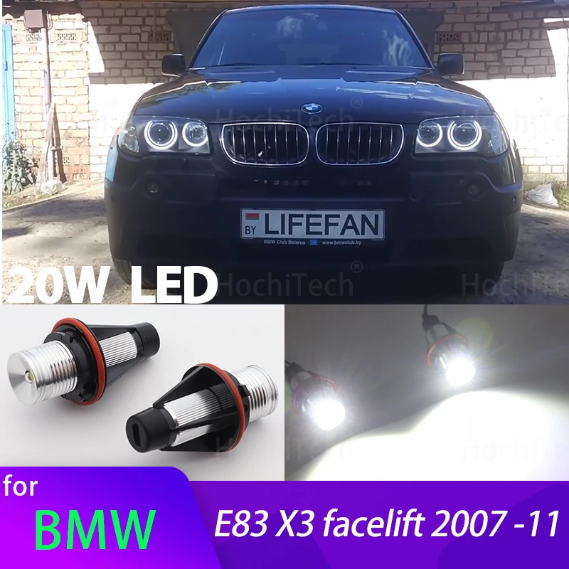 

Super Bright White 20W canbus Angel Eyes Marker Lights Bulbs For BMW E83 X3 facelift 2007 2008 2009 2010 2011