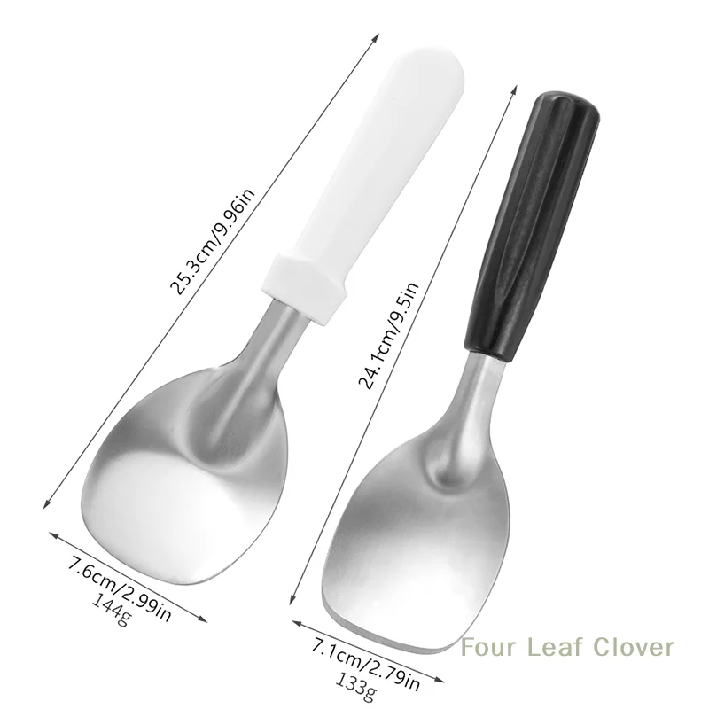 Stainless Steel Frozen Yogurt & Ice Cream Scoop Spade – Flat Paddle Cutter Tool 6