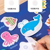 1pcs Children's Early Learning Enlightenment Quiet Book, Repeatedly Sticky Paper, Busy Book, Baby Puzzle, Science Teaching Toys 4