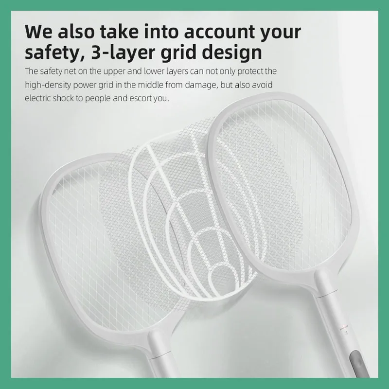 2 In 1 Fly Zapper Mosquito Racket