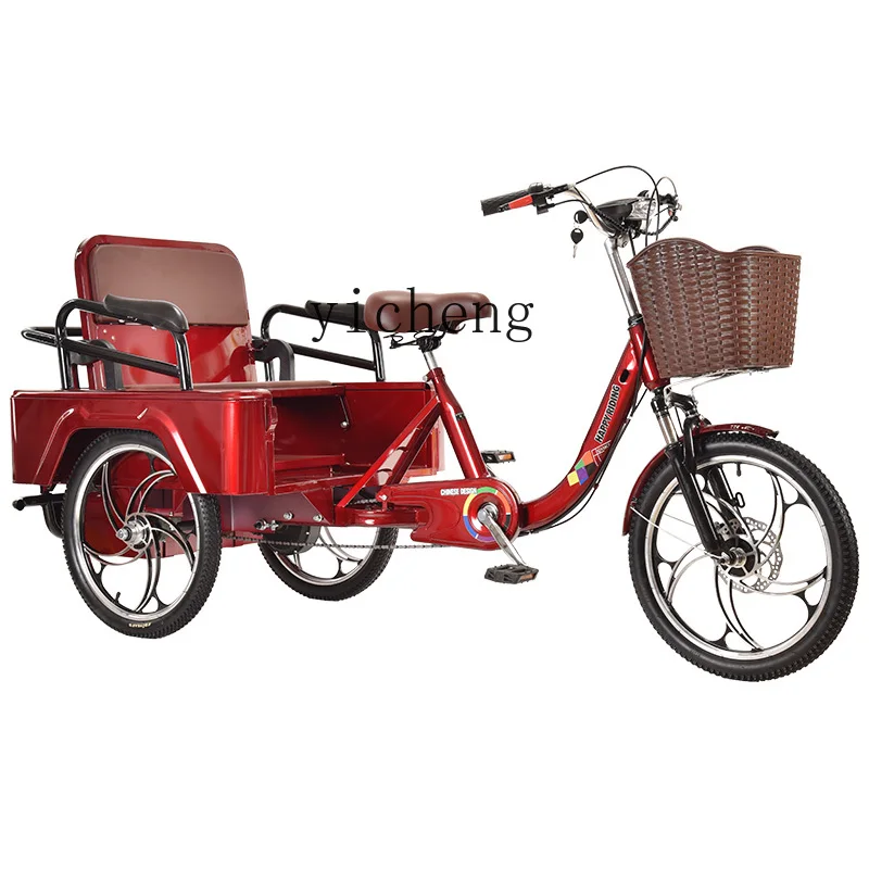 

Zc Elderly Pedal Electric Power Assisted Tricycle Elderly Pedal Leisure Scooter Pedal Electric Car