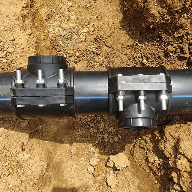 75 Mm*3/4 "Női Nyeregcsatlakozó Pe Fő Csőjavító Csatlakozás Elterelő Szelepkészlet Üvegházhatású Mezőgazdasági Kertészeti Szerelvények - Image 6