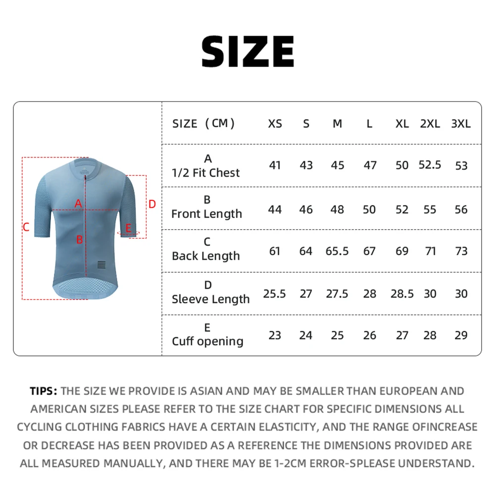 YKYWBIKE Herren Classic Radtrikot Sommer Fahrrad Radfahren Maillot Rennrad Atmungsaktive Kleidung Pro Team Kurzarmshirt – Detail 10