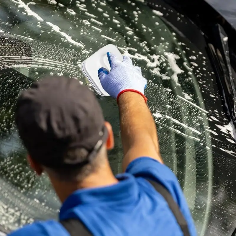 Magnetic Windshield Cleaner Magnet Double Window Cleaner Double-Sided Window Glass Wiper Magnet Tool For