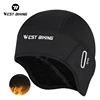 WEST BIKING Winter Cycling Cap Windproof Fleece Warm Sports Skull Cap Helmet Liner Running Skiing Bicycle Motocycle Cycling Hat 1
