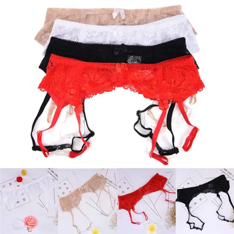 

Panpia Fashion Double Breasted fashion Women Garters Suspenders Adjustable Waist Belt for Stockings Size M L
