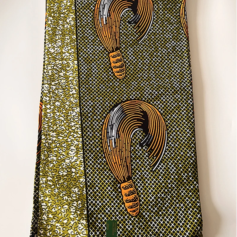 Ghana wax fabric pagne Africa high quality 100% cotton African wax fabric printed in Holland Ankara style 6yards