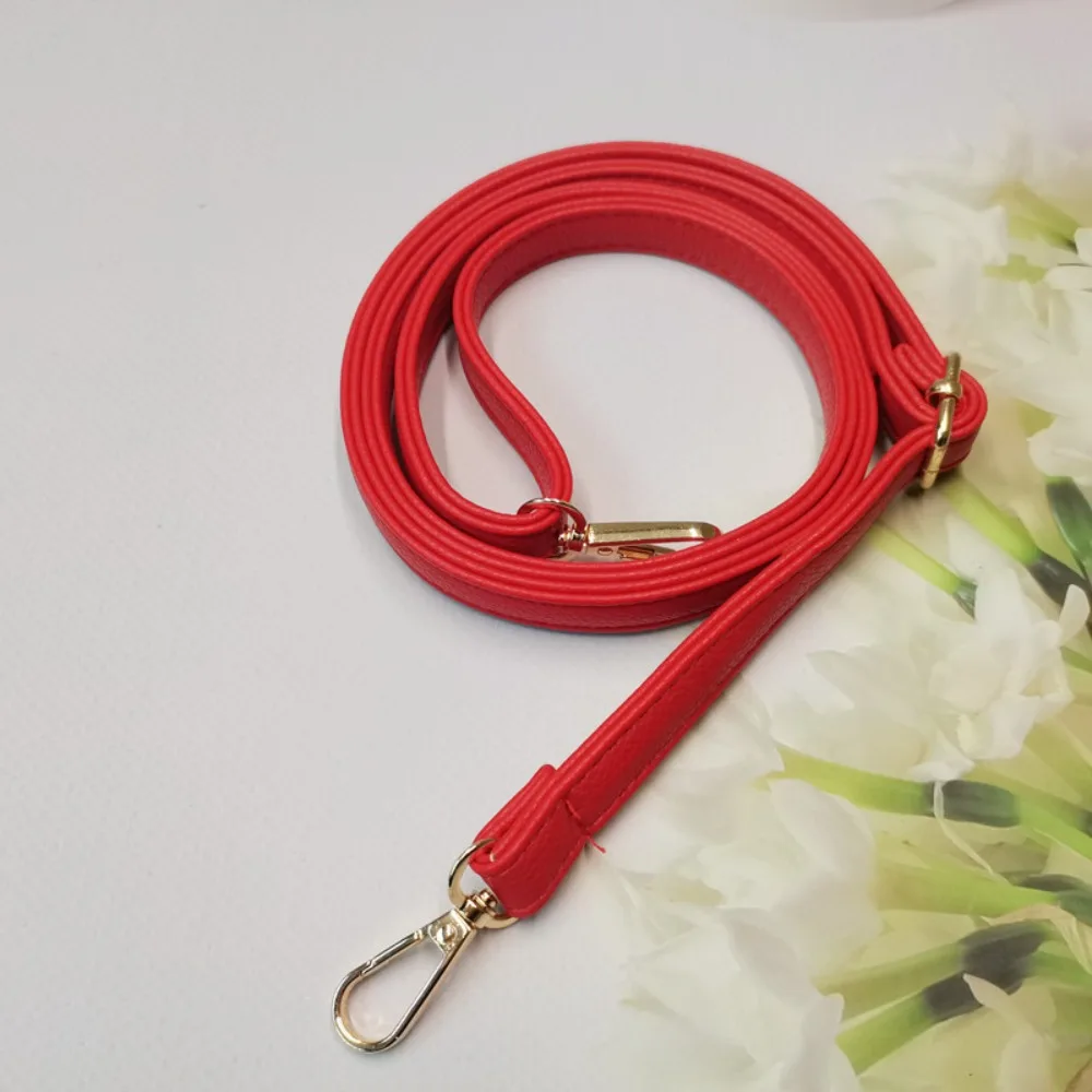 PU Leather Crossbody Bag Strap Adjustable Replacement Shoulder Bag Strap Lychee Pattern Detachable Handbag Belt for Women